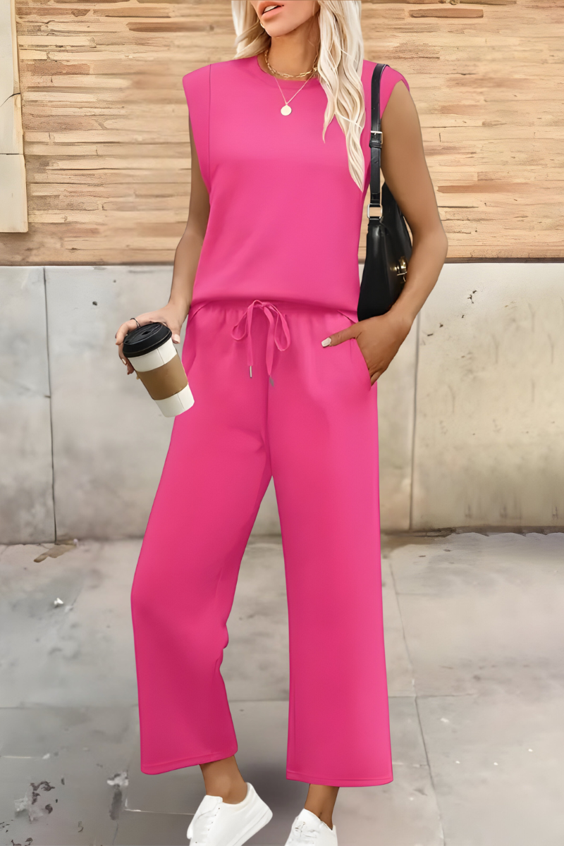 Women's Soft Breathable Summer Loungewear Set | Elegant Relaxed Lounge Sets
