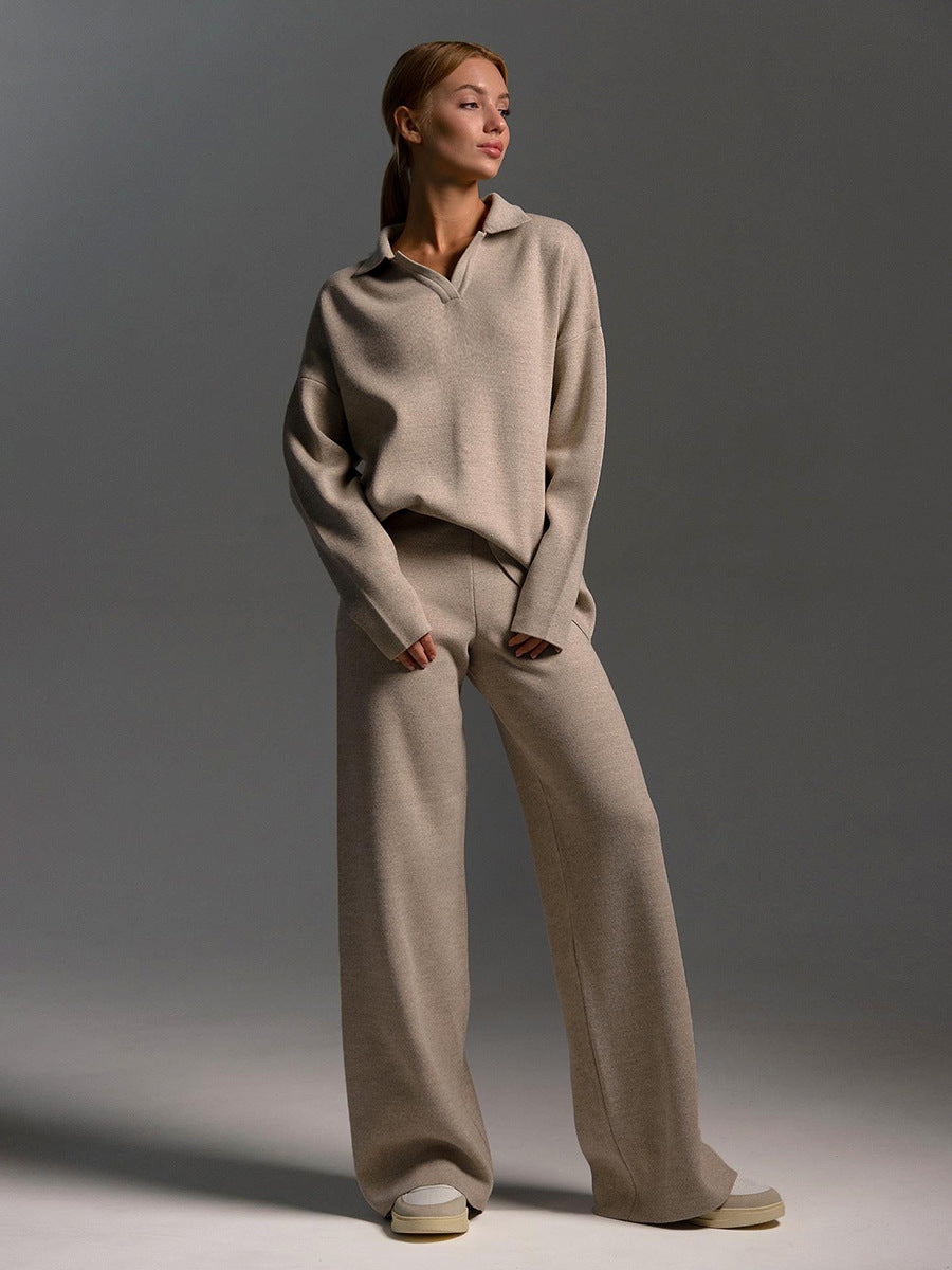 Women's Soft Cotton Loungewear Set | Relaxed Fit Two-Piece Lounge Outfit